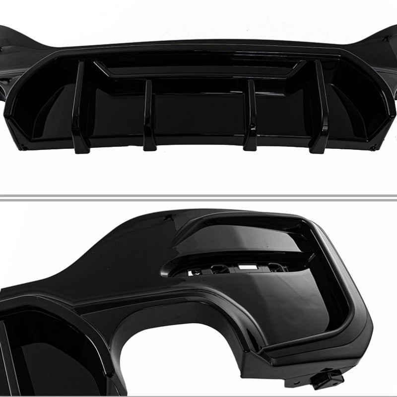 BMW 1 SERIES F20/F21 Rear Diffuser Gloss Black | Dual Exhaust Sport Model, Compatible with 2015-2020 Models