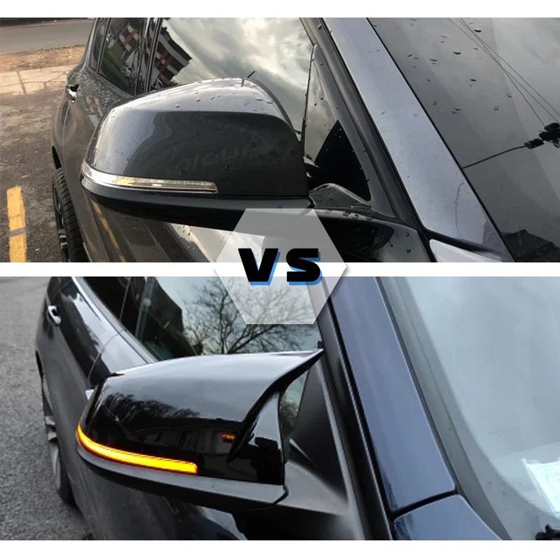 Bmw 1 Series Wing Mirror Cap F20 -  Gloss Black / Carbon Fibre Side / Forged Carbon - Also for BMW 2/3/4 SERIES all models down below.